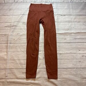 Lycit Athletic‎ Gym Workout Leggings Brown Leggings Pants Women's Size Medium
